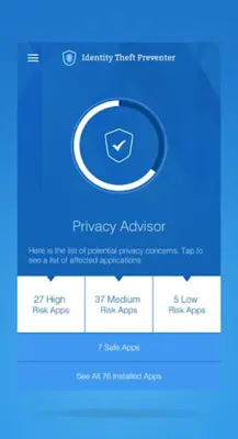 Identity Theft Preventer android App screenshot 0